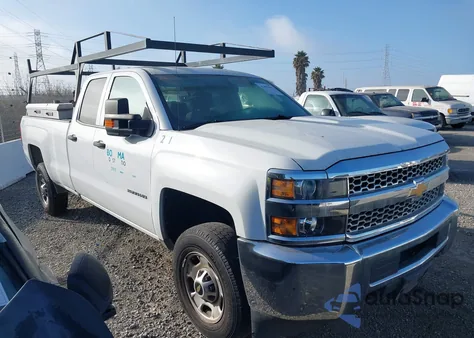 2019 Chevrolet Silverado 2500Hd Wt из США, поврежденный, VIN 2GC2CREG8K1188350